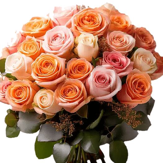 Mazzo di Rose colorate consegniamo a domicilio a Roma su appuntamento