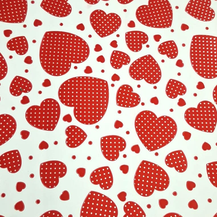 Carta regalo a Cuoricini Rossi fondo bianco